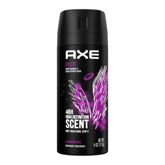 اسپری دئودورانت بدن اَکس با رایحه اکسایت 150 میلی‌لیتر - AXE Body Spray Deodorant Excite 150ml