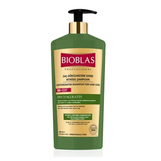 شامپو بیوبلاس مدل فیتوکراتین ضد ریزش مو حجم ۱۰۰۰ میلی‌لیتر | Bioblas Phytokeratin Shampoo Anti Hair Loss 1000 ml