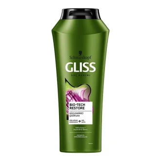 Gliss Bio-Tech Restore Strengthening Shampoo 500ml شامپو تقویت‌کننده گلیس مدل Bio-Tech Restore حجم 500 میلی‌لیتر