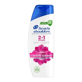 Head & Shoulders İpeksi Yumuşaklık 2'si 1 Arada Kepek Karşıtı 330ML Şampuan شامپو ضد شوره 2 در 1 هداندشولدرز Ipeksi Yumusaklik حجم 330 میل