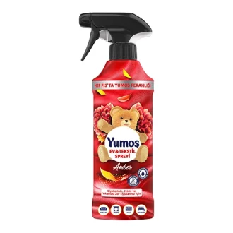 اسپری خوشبوکننده یوموش برای خانه و منسوجات با رایحه کهربا 450 میلی‌لیتر - Yumoş Home and Textile Spray Amber 450ml