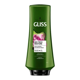 Gliss Bio-Tech Strengthening Conditioner 360 ml نرم کننده مو گلیس مدل BIO-TECH مناسب موهای حساس و آسیب دیده 360 میل