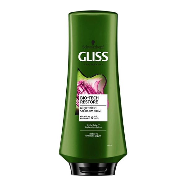 Gliss Bio-Tech Strengthening Conditioner 360 ml نرم کننده مو گلیس مدل BIO-TECH مناسب موهای حساس و آسیب دیده 360 میل