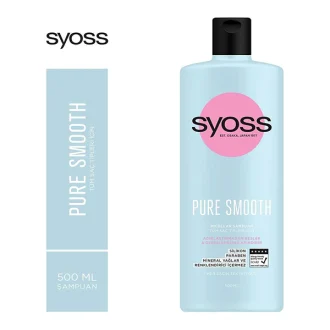 شامپو سایوس مدل Pure Micellar برای مراقبت عمیق بدون سنگینی مو حجم ۵۰۰ میلی‌لیتر | Syoss Pure Micellar Deep Care Shampoo 500 ml